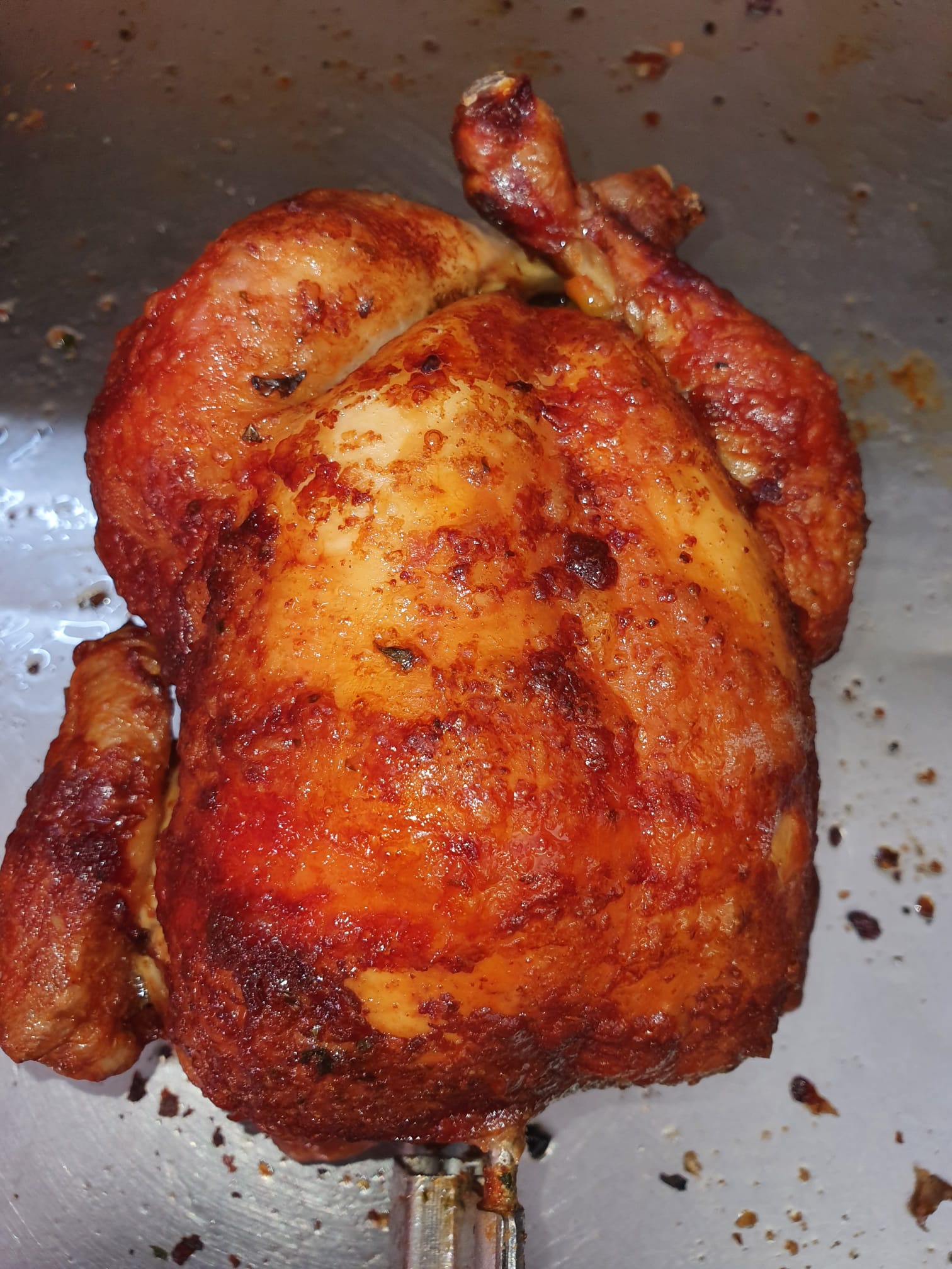 Pollo asado perfecto en rotisserie